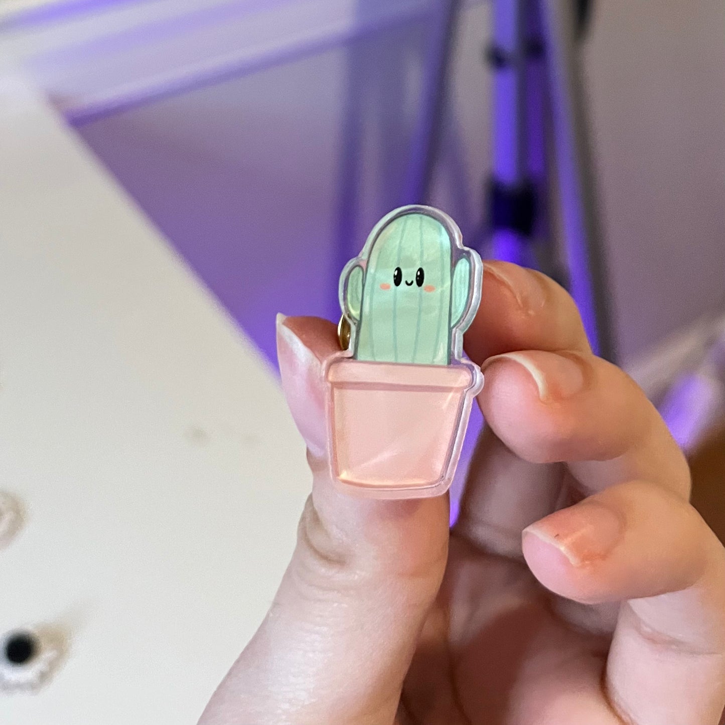 Cactus Acrylic Pin