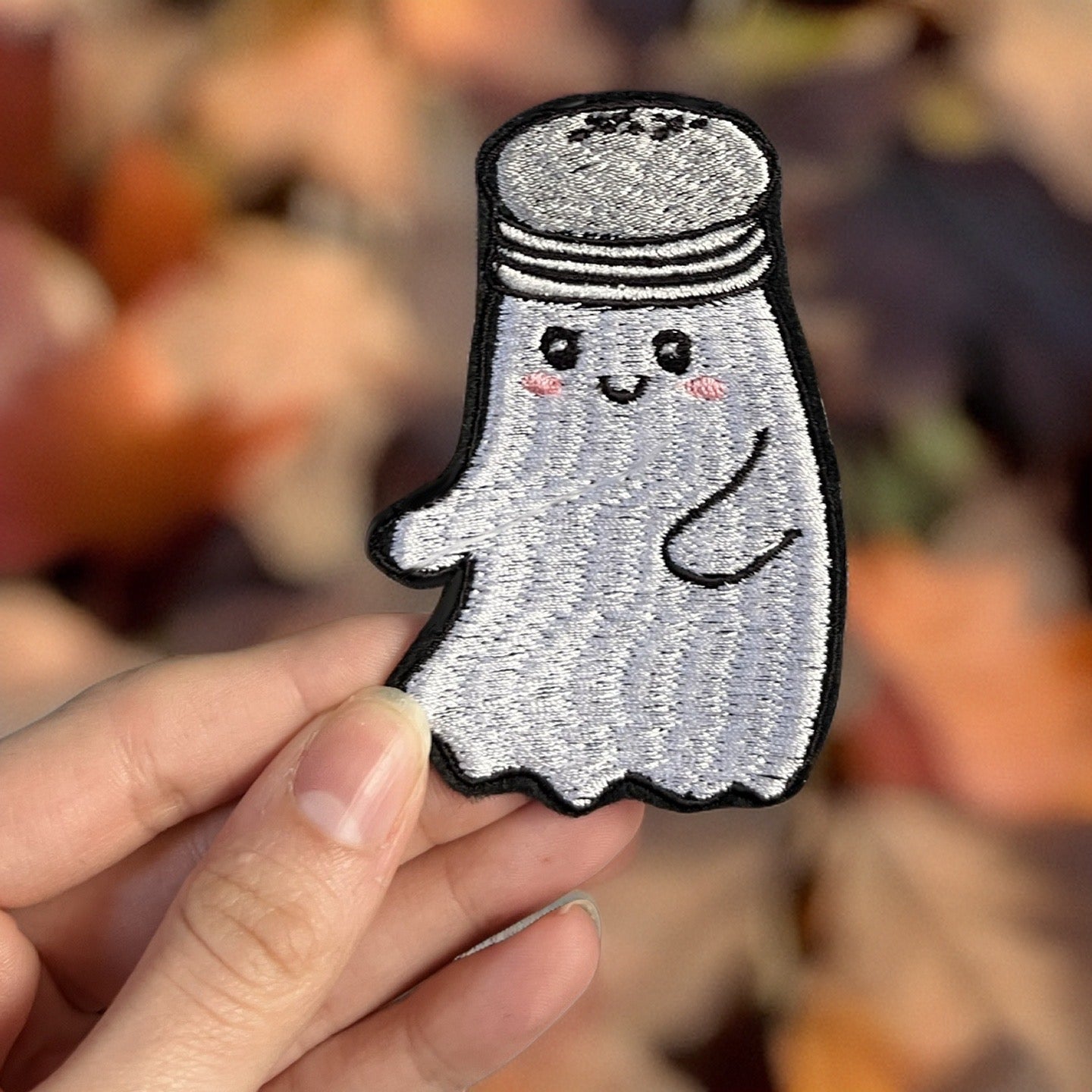 Salty Ghost Iron on Patch