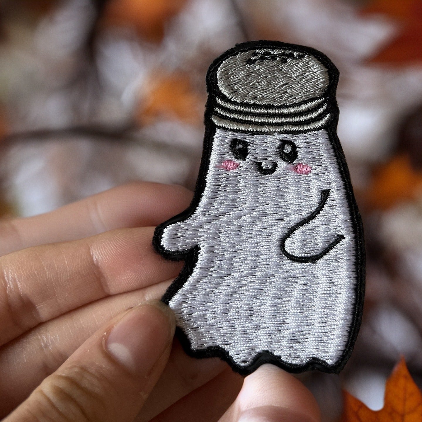 Salty Ghost Iron on Patch