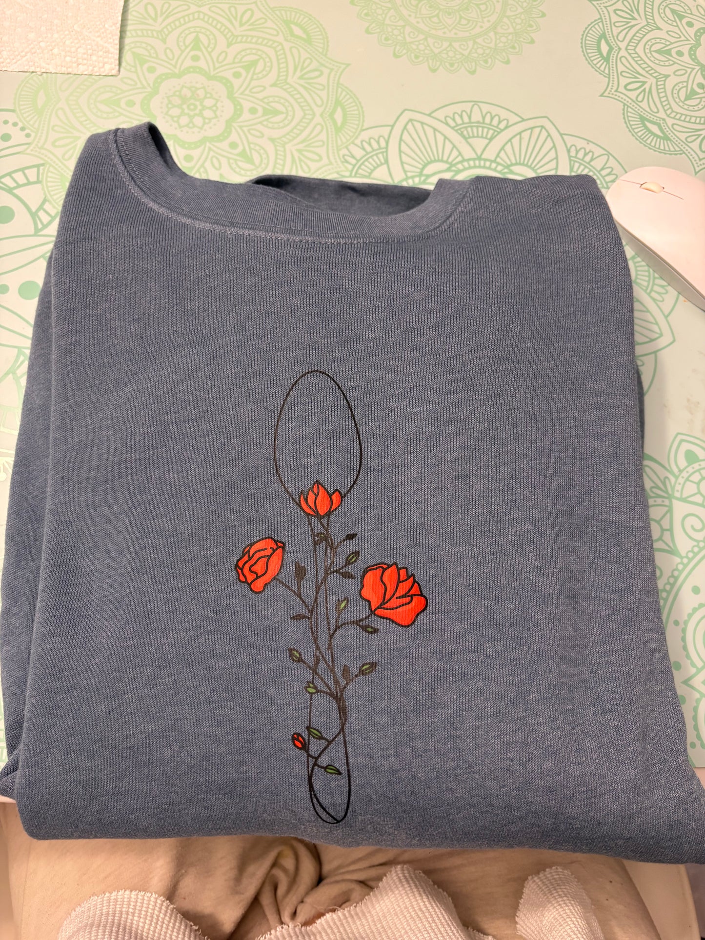 Floral Spoonie Sweatshirt 1 of a kind XL