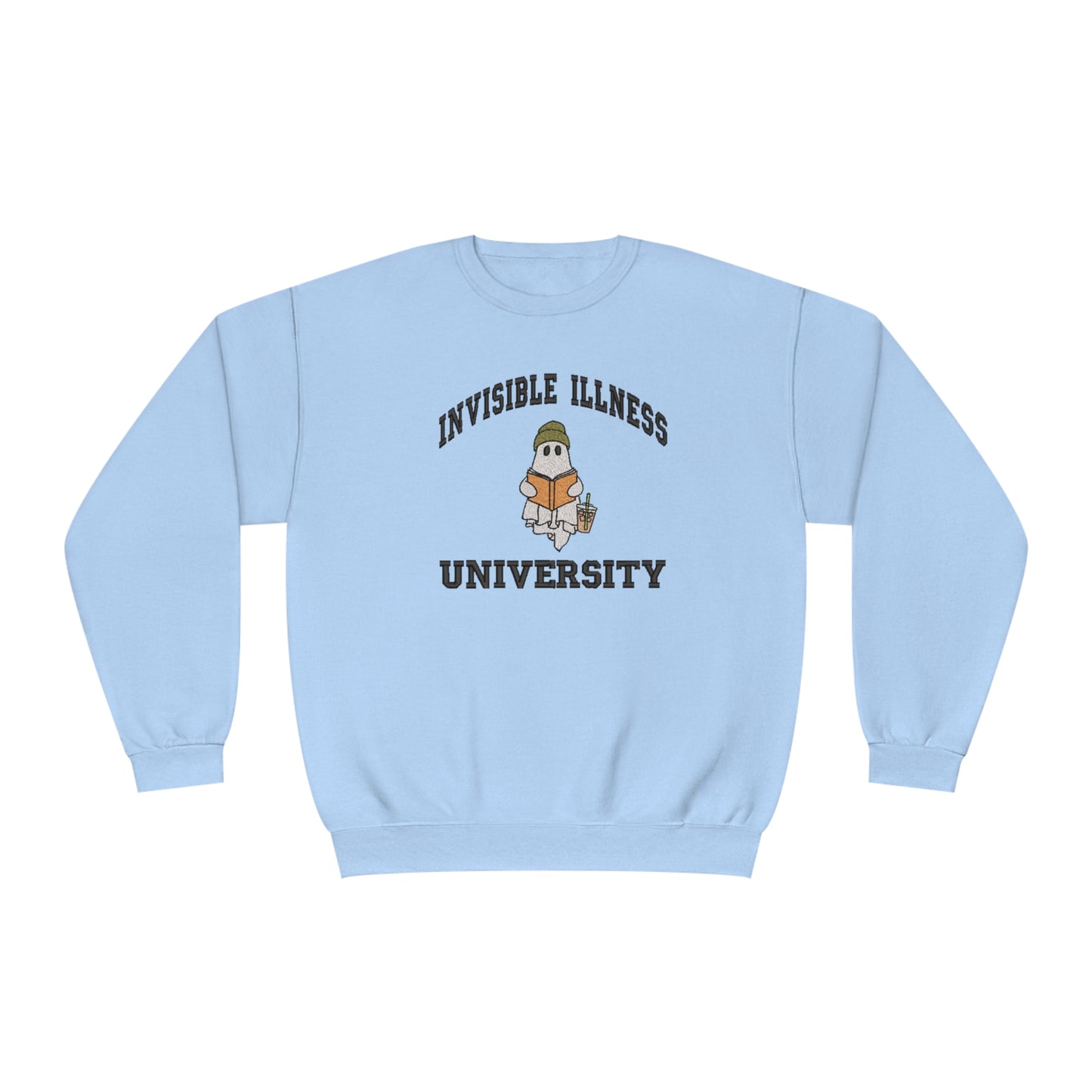 Invisible Illness University Crewneck Sweatshirt (embroidered)