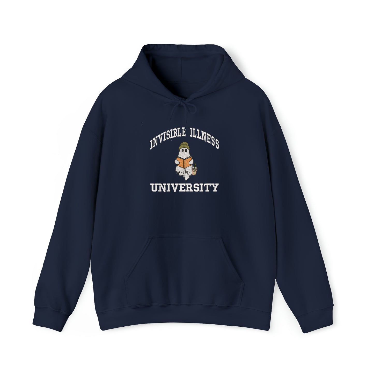 Invisible Illness University Hoodie (Embroidered)