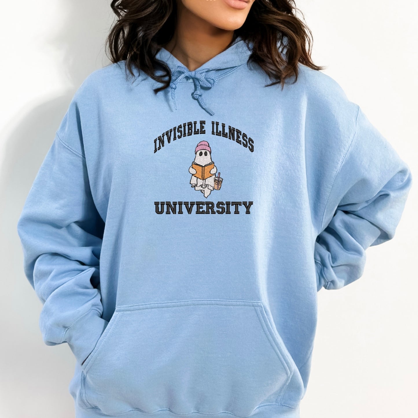 Invisible Illness University Hoodie (Embroidered)