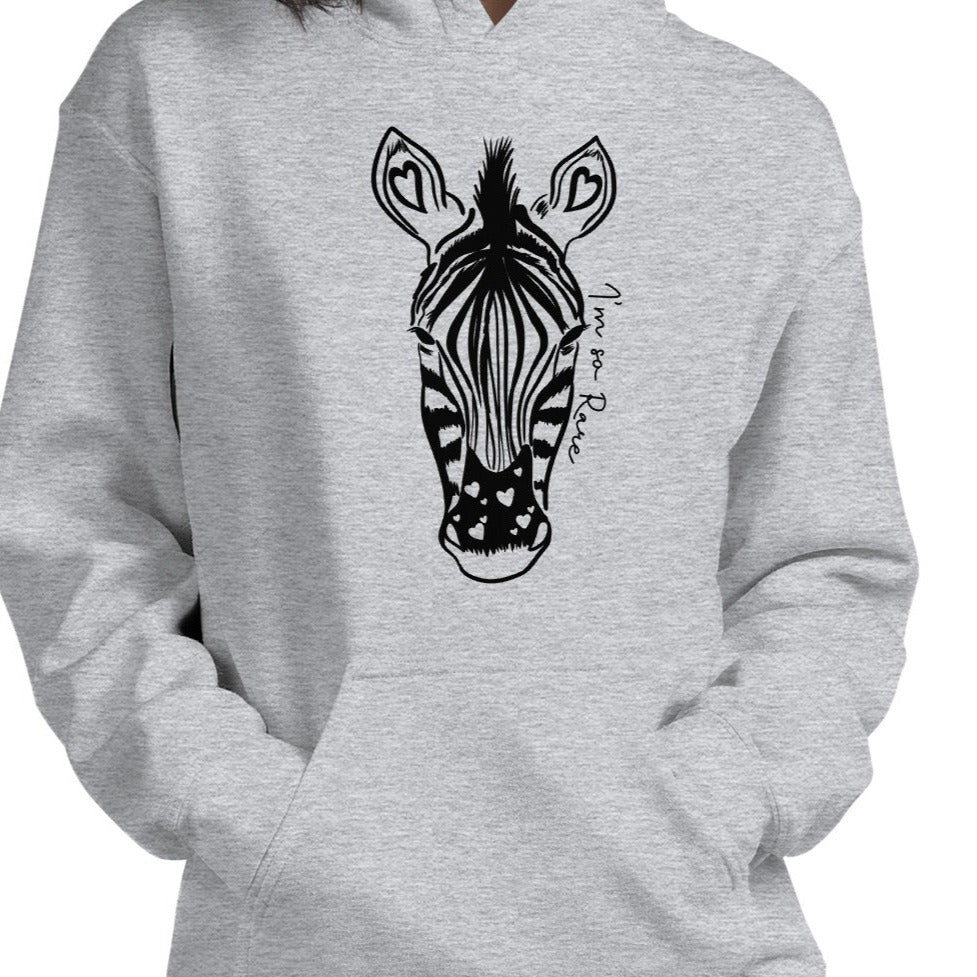 Limited Edition Rare Zebra Pullover Hoodie