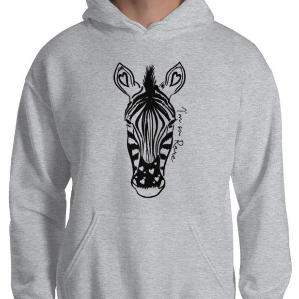 Limited Edition Rare Zebra Pullover Hoodie