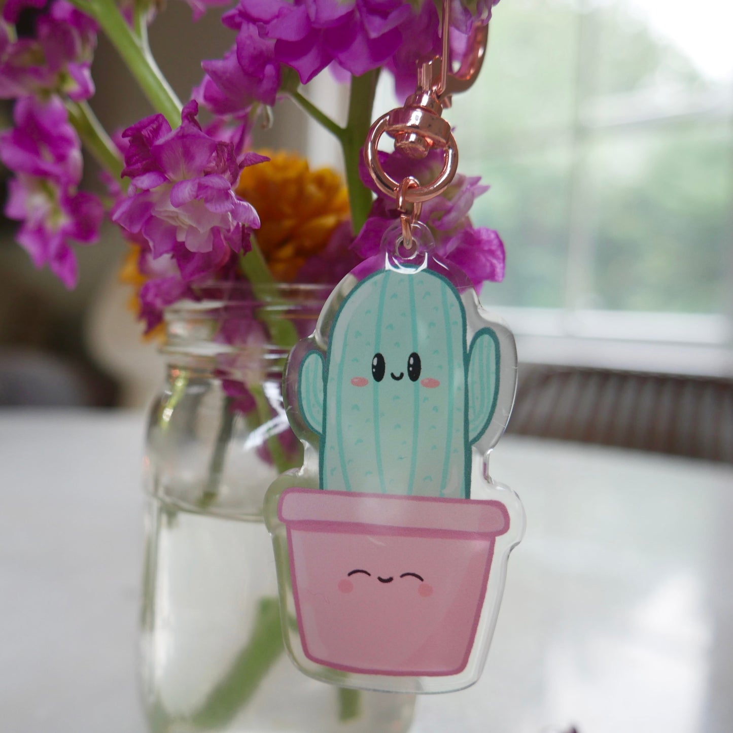 Cactus Cutie Keychain