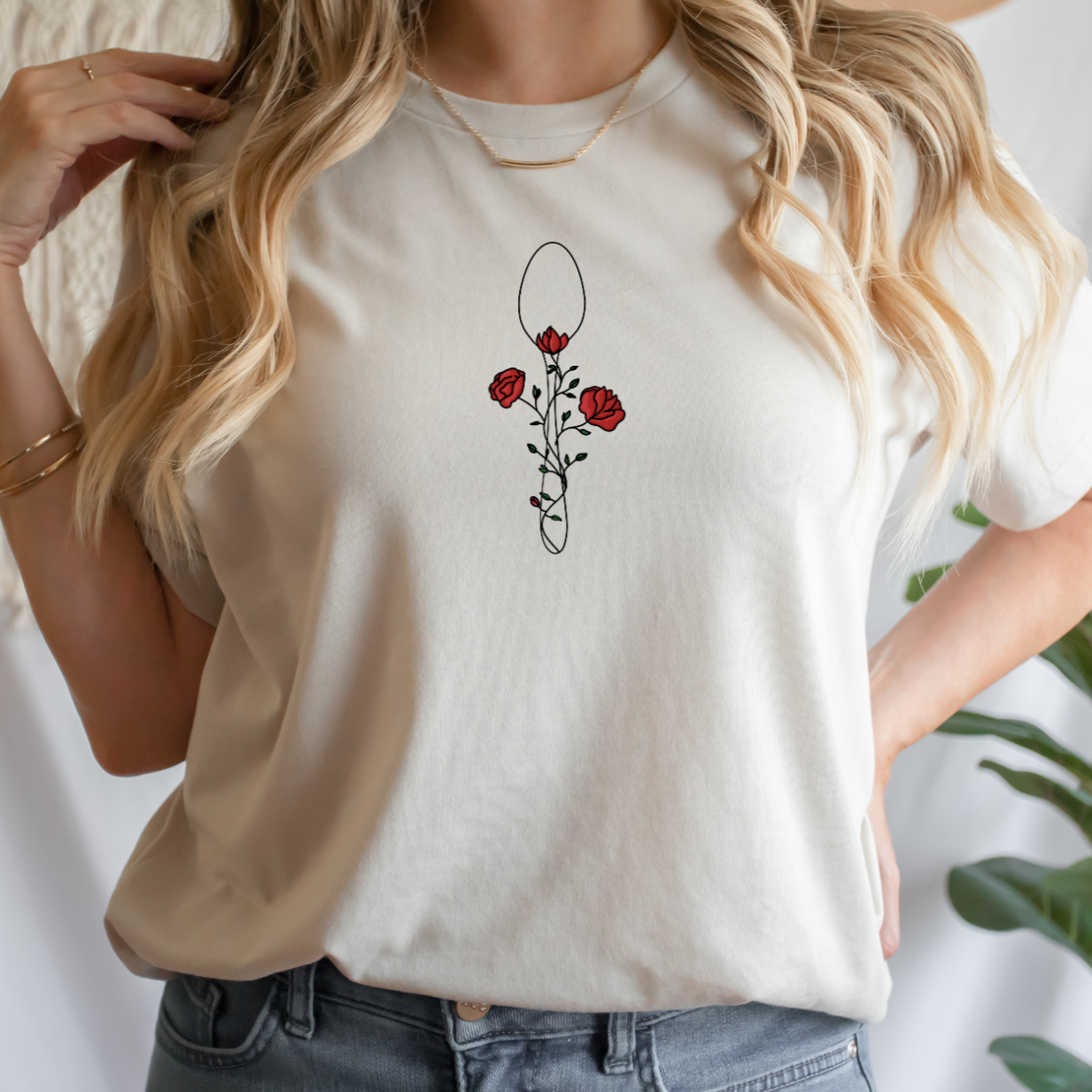 Floral Spoonie T-shirt