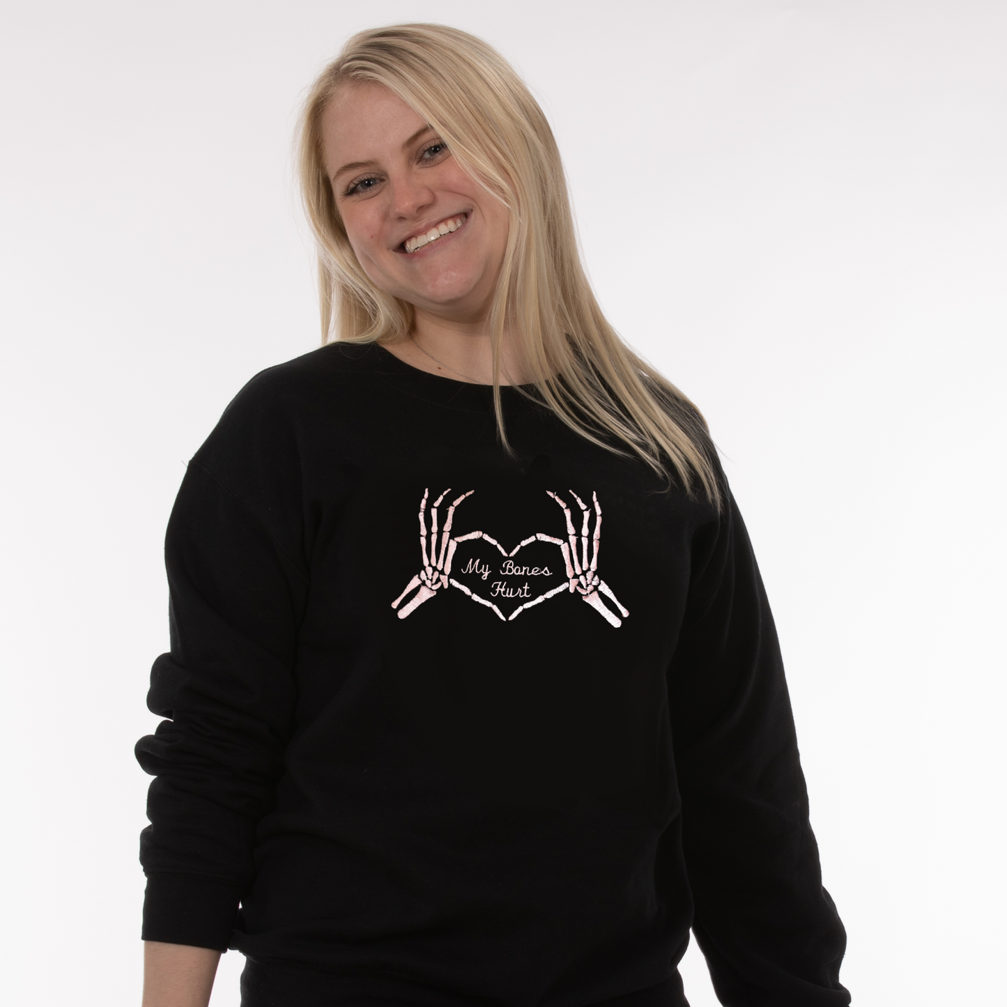 PRE-ORDER My Bones Hurt Embroidered Crewneck Sweatshirt