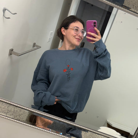 Floral Spoonie Sweatshirt 1 of a kind XL